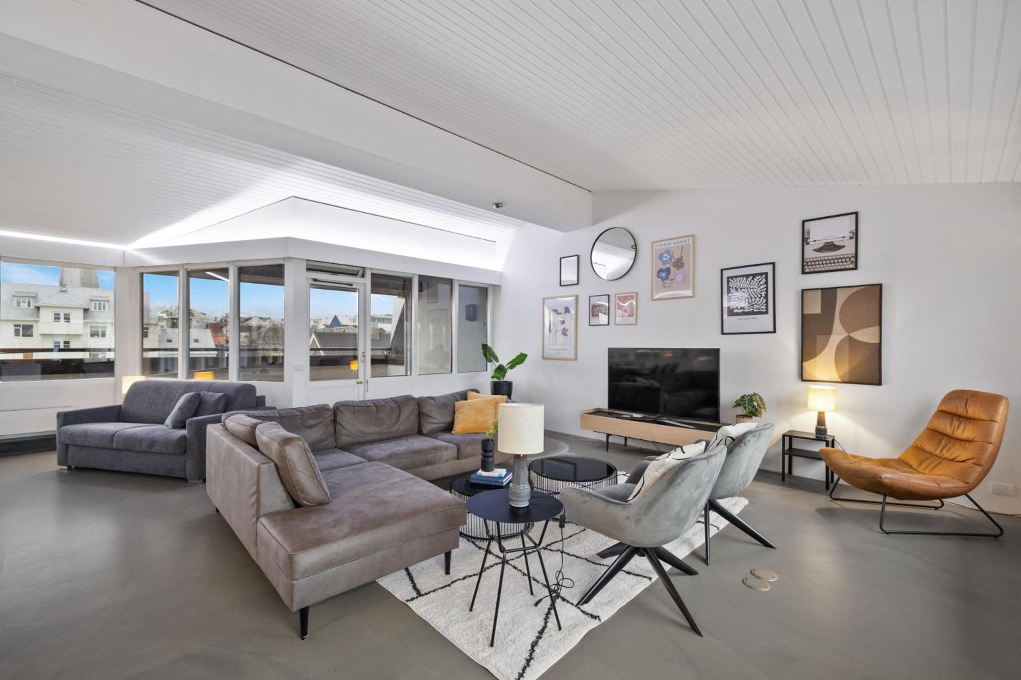 Penthouse Apt On The Shopping Street-Free Parking Reikiavik Exterior foto